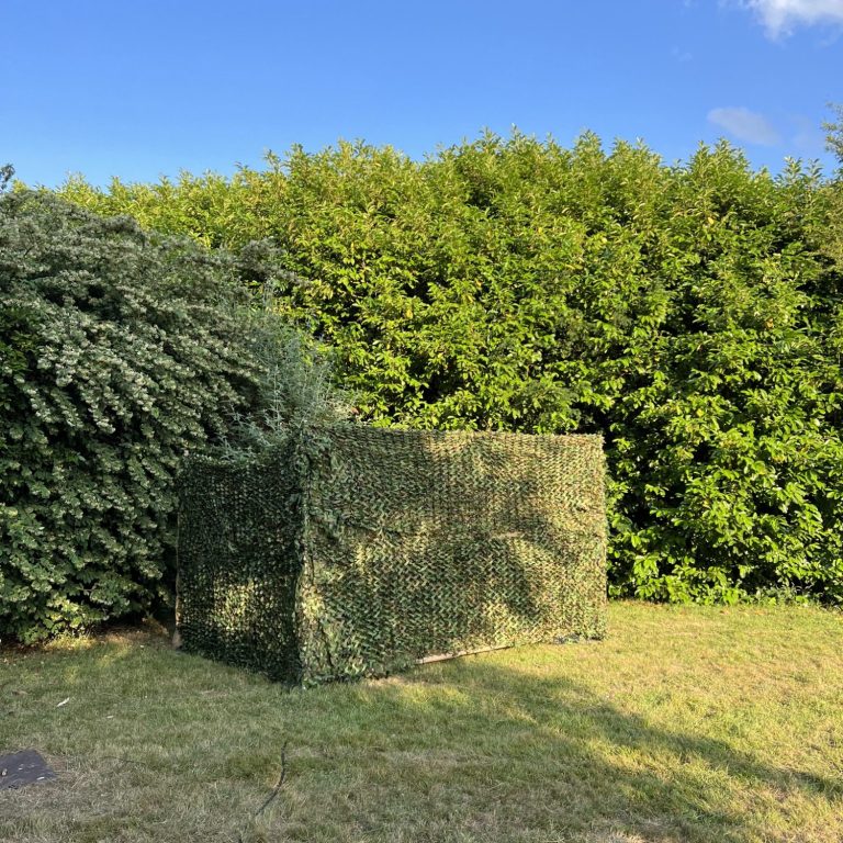 Technical & Camouflage Draping Camouflage draping is used to conceal a generator in an outdoor event setting